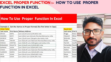 How to capitalize the first letter of a string in Excel | Proper Function Explained With Examples