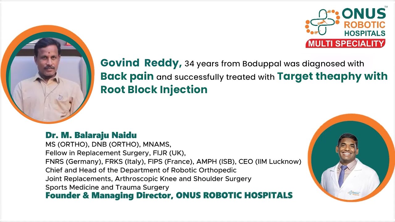 Target Therapy With Root Block Injection | Pain Relief Treatment at ONUS