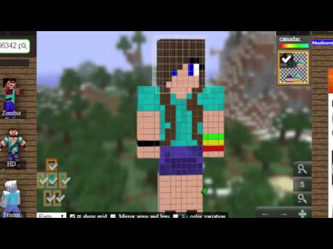 Como trocar skin do minecraft pirata bem explicado 2015 