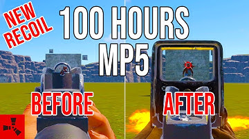 I spent 100 hours learning the NEW MP5 Recoil - New Update Spray Practice (Rust)