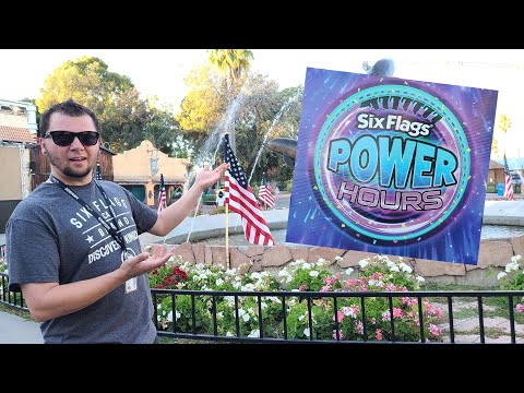 Six Flags Discovery Kingdom | Power Hours | Walk through experience