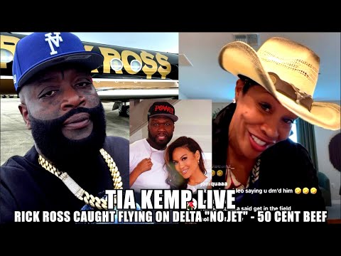 Rick Ross Exposed By Tia Kemp Ross Caught Flying On DELTA "Where's Your Jet" | #50Cent Beef
