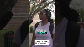 Student thinks voter ID is “sneakish”?