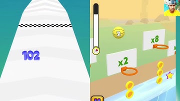 Merge Number Run Master Vs Happy Cubes 2048 - All Max level ( New Update Gameplay ) ASMR gameplay