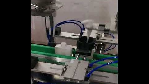 pump cap alcohol gel bottle capper capping machine