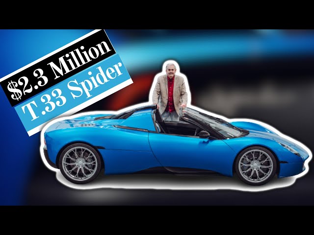 Gordon Murray's New T.33 Spider: A $2.3 Million Supercar! 