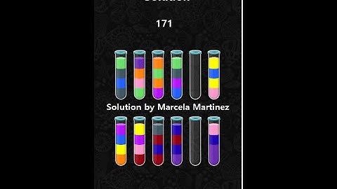 Color Water Sort 3D level 171 | Gameplay Mobile Games