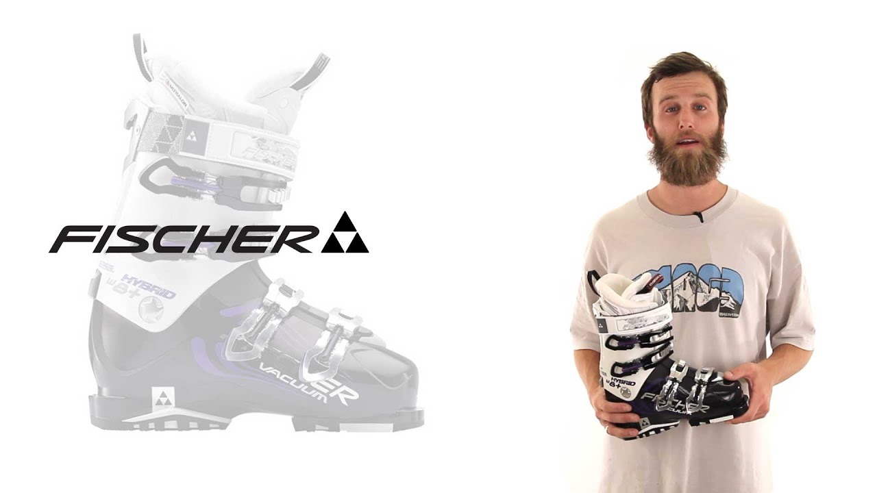 Fischer Hybrid 8 Women's Vacuum Ski Boot - YouTube