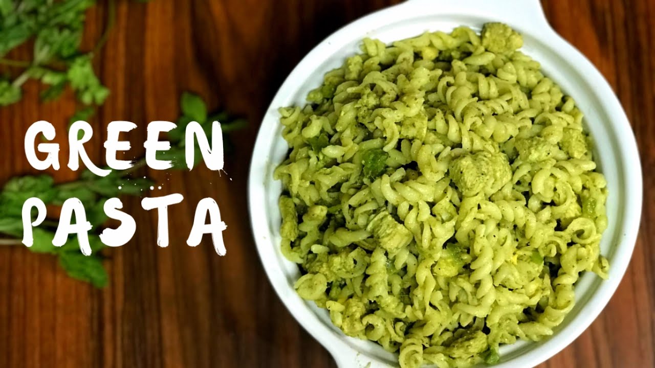 Green pasta | ഗ്രീൻ പാസ്ത | food lovers | - YouTube