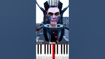 You Are My Enemy | Skibidi War (@Mtime4) Skibidi Toilet Animation - Octave Piano Tutorial