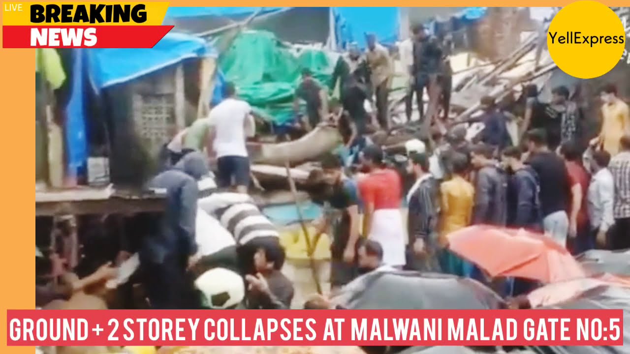 House Collapsed In Malvani Malad, Two Persons Died YouTube