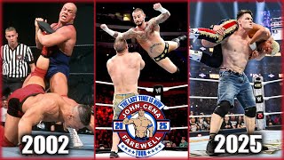 John Cena: Su Mejor Lucha de Cada Año (2002-2025)