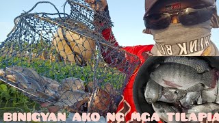 Ang daming binagay na tilapia sa kasamahan sa fishing 🎣 #tilapia #fishing #viralvideo #@MLJVLOG