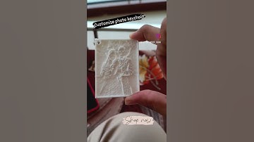 customized 3d photo keychain