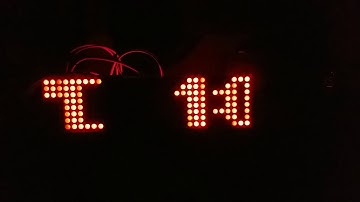 LED MATRIX CLOCK, DS1307, DHT11