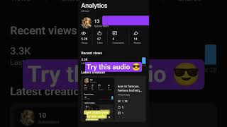 try this audio 😎. how to famous. ultra famous techniques.#viral