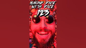 Making Dice With Dice Ep. 123 - Petri Powder  #diceproblem #dicegoblin #d20dice #dicemaking #dnd