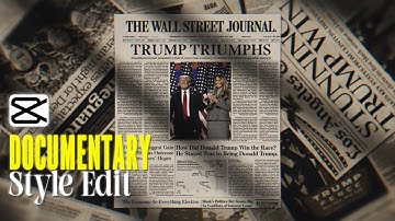 Documentary Video Editing in CapCut | Create Documentary-Style Motion Graphics