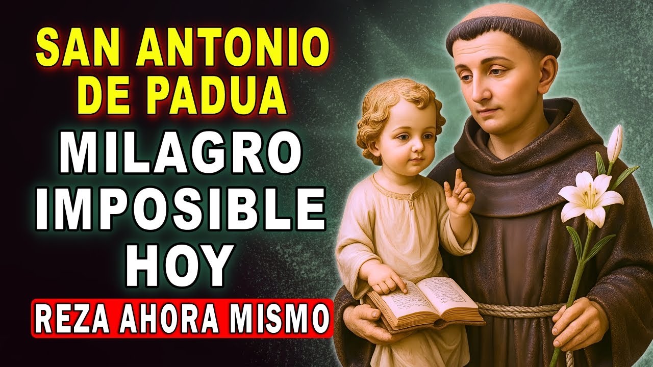Hazlo solo 5 minutos: El Milagro Imposible que San Antonio te concederá HOY 🙏✨