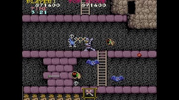 Makaimura 魔界村 (AC, JP) 5-ALL Clear (6-3) 1,294,500