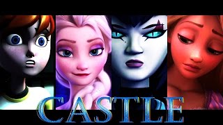 April, Karai, Elsa, Rapunzel - Castle TMNT/FROZEN/Tangled Disney [short mv] ♫