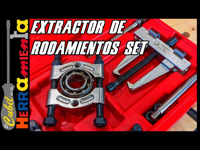 EXTRACCION DE RODAMIENTOS FACIL CON GUILLOTINA SET FORZA 8292 