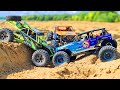 RC CARS Sand Storm Racing – 2 WlToys 10428 VS Axial Wraith