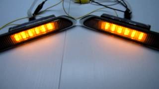 Acura TL 04-08 TL Custom LED Switchback Reflectors by zLEDs