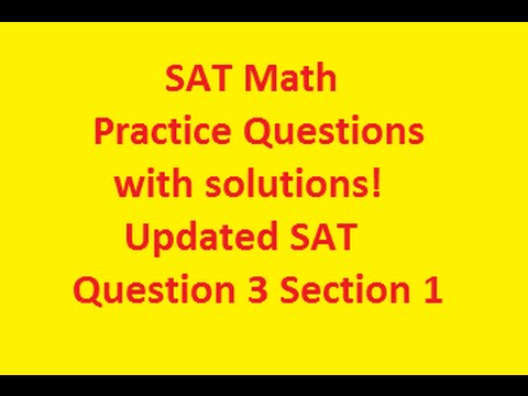SAT Math -