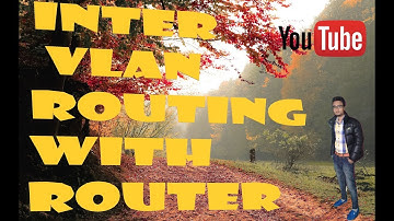 INTER VLAN ROUTING WITH ROUTER in hindi/urdu || by NETWORKLOGY