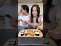 I didn't expect this🍣🤣 #shorts #challenge #couple