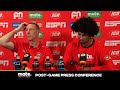 John Rillie & Keanu Pinder Press Conference - 25 October 2024