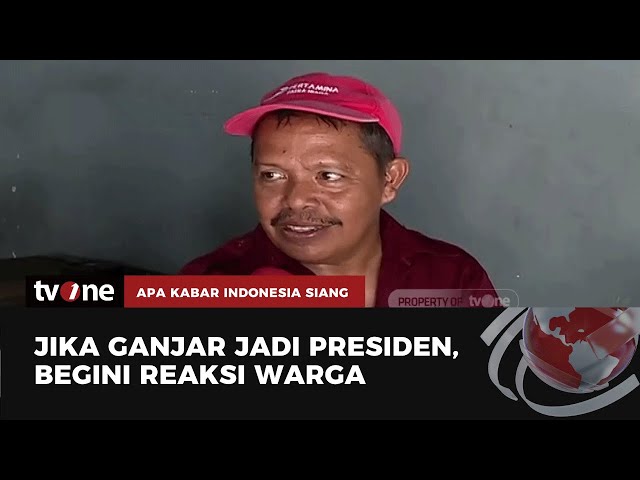 Tanggapan Salah Satu Warga Surabaya Tentang Ganjar Pranowo Sebagai Capres | AKIS tvOne class=