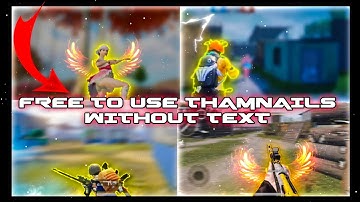 Free to use Edited Thumbnail Without Text | Pubg Thumbnail Pack | Background Screenshot Pack~Crystal