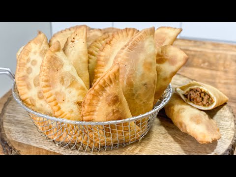 PASTEL FRITO COM MASSA SEQUINHA DE APENAS 2 INGREDIENTES | FÁCIL E ECONÔMICO | Gabriel Freitas