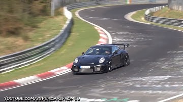 2018 Porsche 911 GT2 RS Spied Testing on the Nurburgring, Nordschleife!!