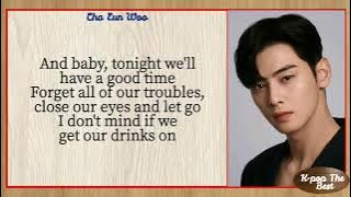 PEDER ELDIAS & CHA EUN WOO - BONDFIRE (Duet) with easy lyrics