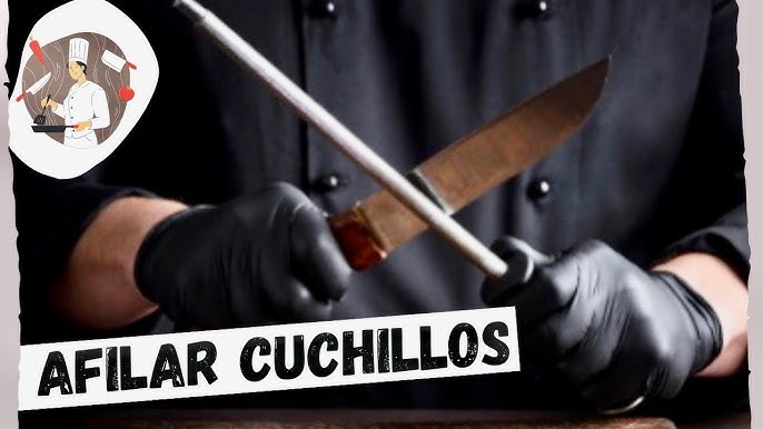 Cómo afilar un cuchillo con la piedra al agua🔪Trucos de cocina 