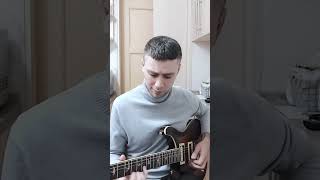 Practicing without an amp. Really clean guitar and a natural kitchen ambience