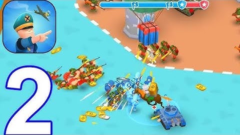 Army Commander - Gameplay Walkthrough Part 2 (iOS,Android Gameplay) #stickman