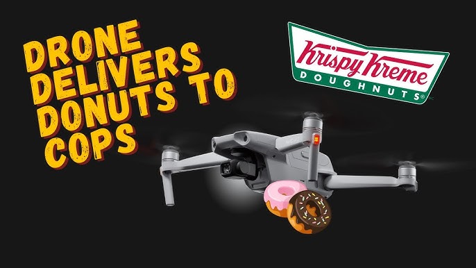 Spektakulær munching Akkumulering Drone Delivers DONUTS! - YouTube
