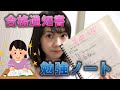 【行政書士】合格通知書・勉強ノート公開します。