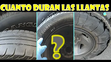 ¿Cuántos años suelen durar los neumáticos?