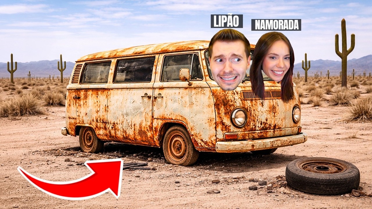 TROLLEI NAMORADA com uma KOMBI ABANDONADA! - The Long Drive!