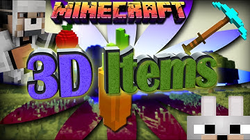 Minecraft Mods - Vanilla 3D Items 1.6.4 Review and Installation Tutorial