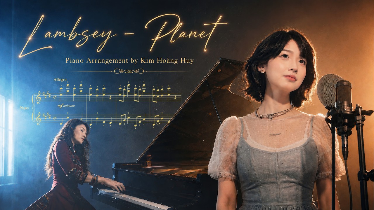 Lambsey / ラムジ - Planet (feat. Hoa Ngọc Hà) | Piano Arrangement by Kim Hoàng Huy