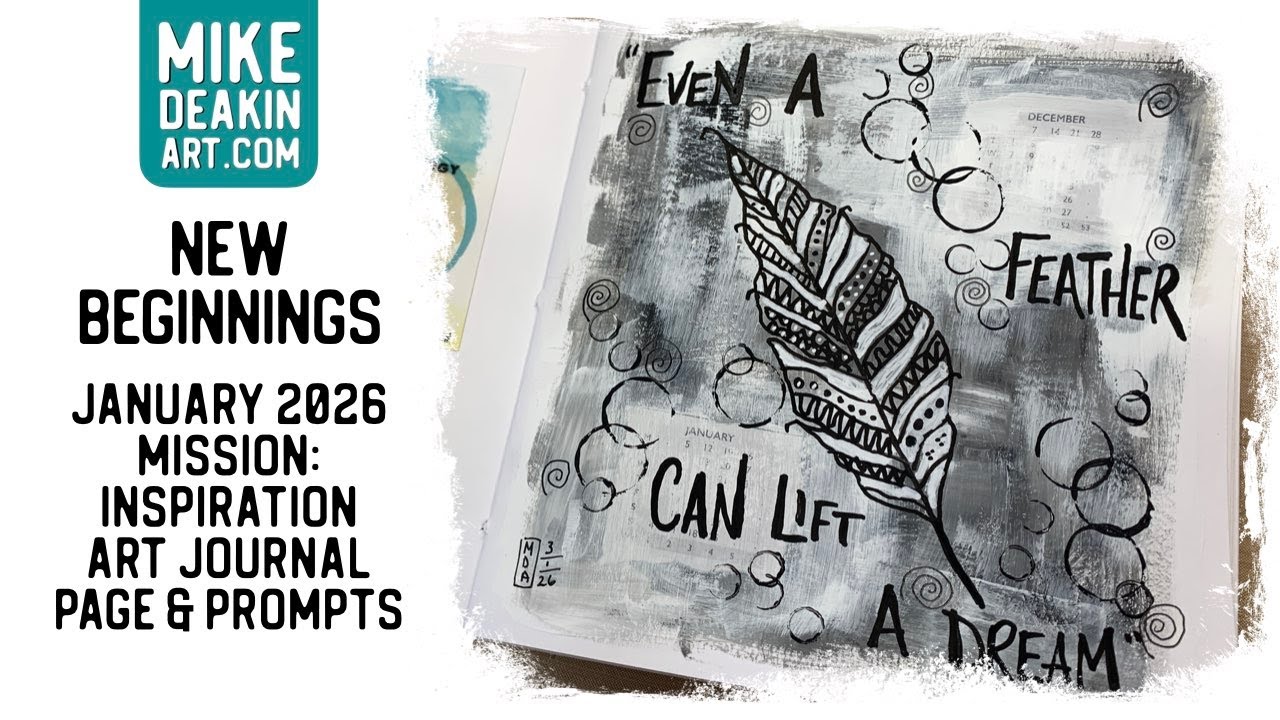 January 2026 Mission: Inspiration Art Challenge Page & Prompts.