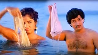 Ramesh Babu And Divya Bharti Telugu Movie Ultimate Interesting Scene Bomma Blockbusters