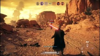 Star Wars Battlefront 2 | Dooku vs Anakin (no commentary)