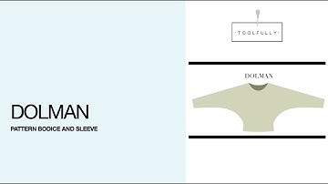 Pattern of a Dolman bodice and sleeve. 150th.